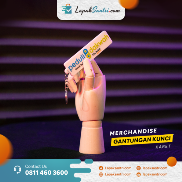 Gantungan Kunci Karet peduli Dakwah